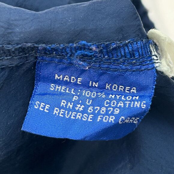 Vintage Clemson University Tigers Starter Jacket Mens 2XL Blue Windbreaker 90s - Picture 10 of 11